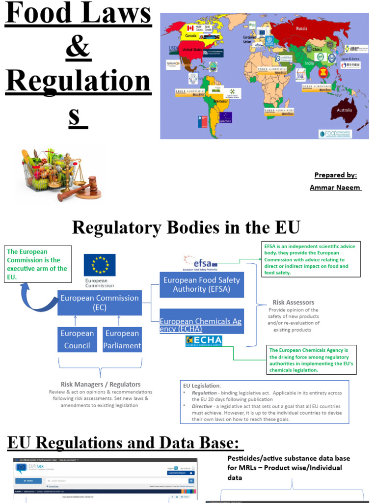 EU Food Laws and Regulations Overview | PDF | Food And Drug ...