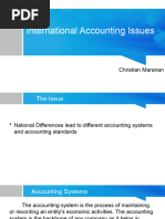 International Accounting Issues