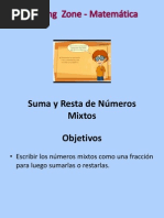 Download Suma y Resta de Nmeros Mixtos by Learning Zone SN71045350 doc pdf