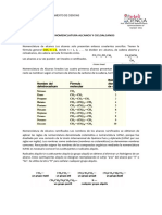 Nomenclatura Alcanos y Cicloalcanos