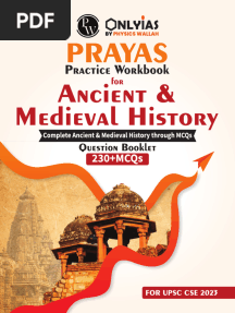 PRAYAS Ancient and Medieval History Question
