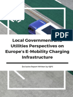 Local Government and Utilities Perspectives On Europes E-Mobility Charging Infrastructure