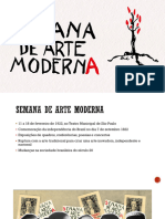 Aula - Semana de Arte Moderna