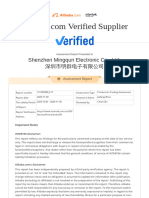 Supplier Assessment Report-Shenzhen Mingqun Electronic Co., Ltd.