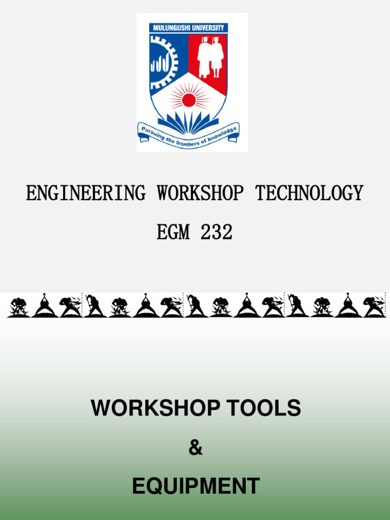 Essential Workshop Tools Overview | PDF | Blade | Screw