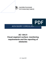 Advisory Circular 139 21 Visual Segment Surface Moniring Requirements Reporting Obstacles