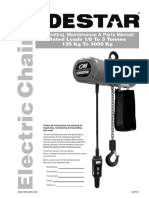 CM Lodestar Electric Chain Hoist Product Manual