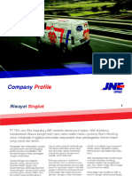 Presentasi Company Profile & Pengalaman Distribusi JNE