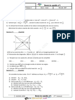 Devoir de Contrôle N°4 - Math - 2ème Sciences (2016-2017) Mme GUESMIA AZIZA