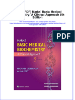 Ebook Ebook PDF Marks Basic Medical Biochemistry A Clinical Approach 5Th Edition All Chapter PDF Docx Kindle