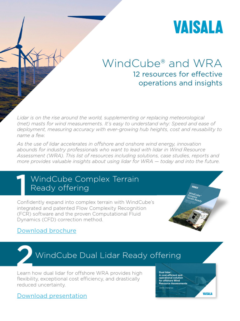 WEA ERG Listicle WindCube and WRA B212624EN | PDF
