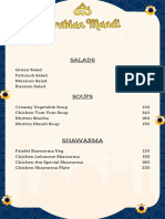 Arabian Mandi DIgital Menu