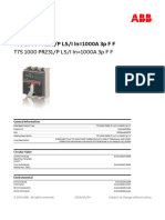 T7S 1000 PR231/P LS/I in 1000A 3p F F
