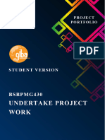 BSBPMG430 Student Project Portfolio QV1.1 3 Final