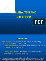 Job Analysis and Job Design