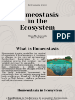 Homeostasis in The Ecosystem