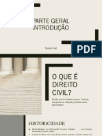 Direito Civil I - Parte Geral - Princípios - 2024