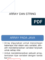Array Dan String