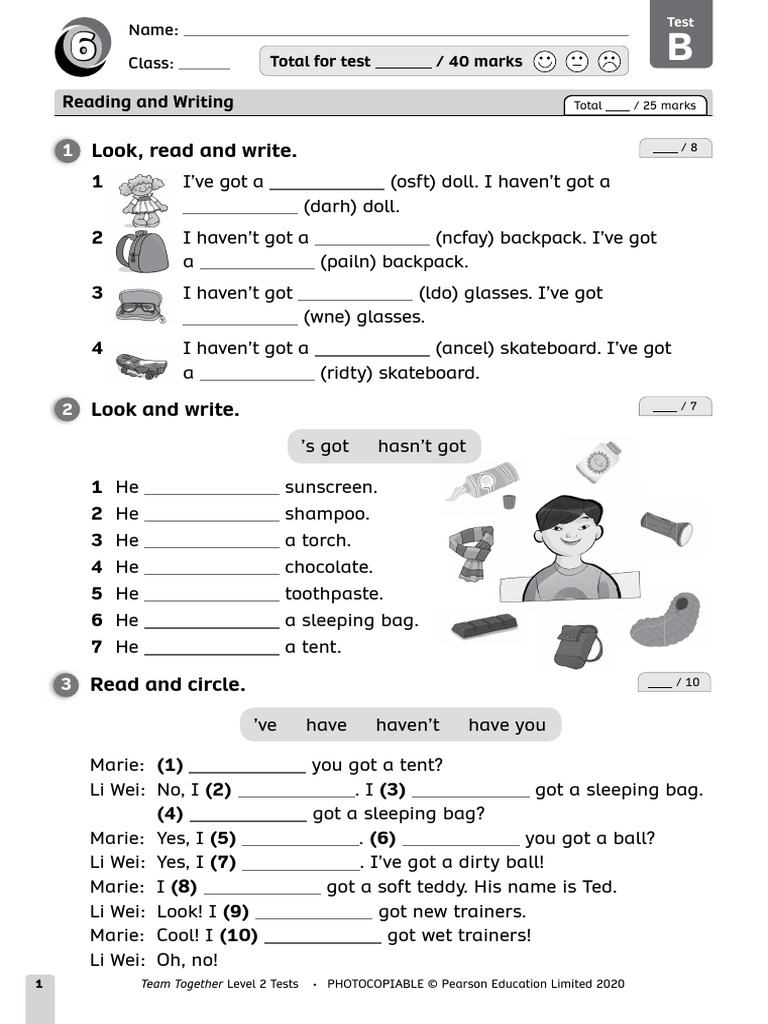 Tt2 Tests Unit 6b Pdf