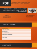 Firefighting Robot Using Arduino With SMS and Call