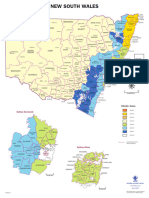BCA2009 Climate Zone Map - NSW