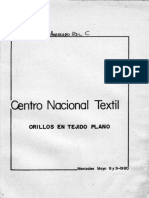 Orillos Tejido Plano