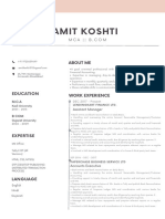 Amit Koshti Resume