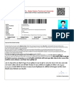 FM Aktu Admit Card