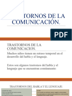 Trastornos de La Comunicación.