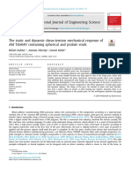 The Static and Dynamic Shear-Tension Mechanical Response of