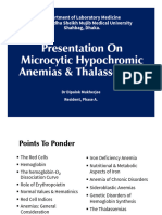 Microcytic Hypochromic Anemia & Thalassemia 