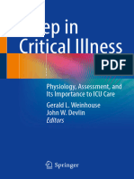 Sleep in Critical Illness Physiology, Assessment, and Its Importance To ICU Care