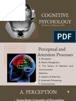 Cognitive Psychology 3 Perceptual and Attention Processes