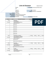 Lista de Empaque 5198 CODELCO CHILE