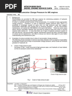 Hitachi-Man B&W Diesel Engine Service Data: Accumulator Charge Pressure For ME Engines