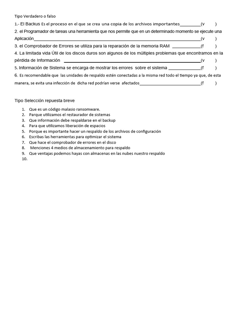 Laboratorio de Informatica Prueba | PDF