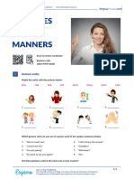 Gestures and Manners British English Student