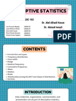 Descriptive Statistics (Presentation) .