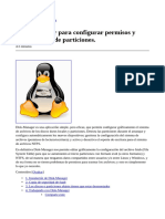 Disk-Manager para Configurar Permisos y Automontage de Particiones