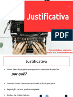 6.1 Justificativa - Hipoteses