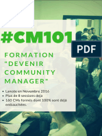 Formation CM101 - Programme Et Formateurs - Tunis