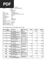 Account Statement From 30 Jul 2022 To 30 Jan 2023