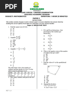 Maths Yr 9 Paper 23 1ST Term Exam 2022-2023