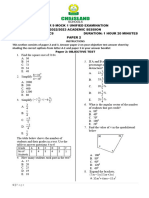 Maths Yr 9 Paper 23 1ST Term Exam 2022-2023
