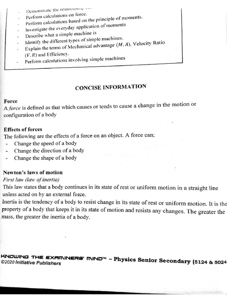 Physics forces pdf
