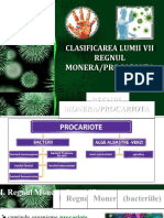 Regnul Monera Bacterii Si Alge Albastre Verzi