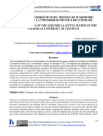 Diagnostico Energetico Del Sistema de Suministro e