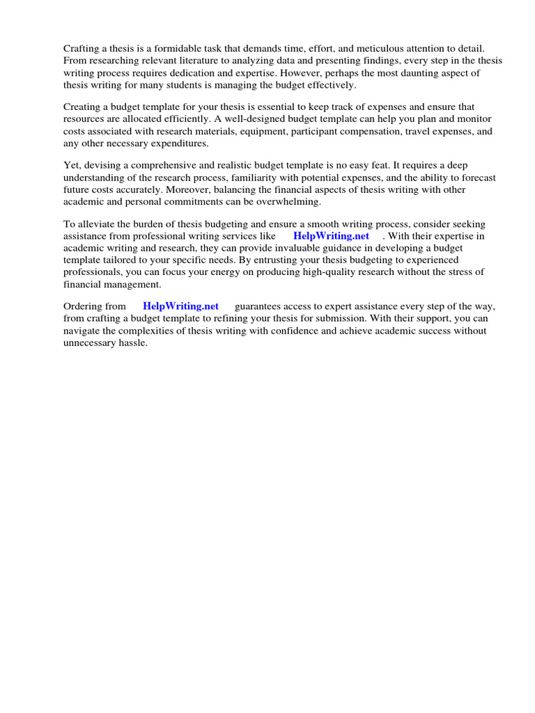 thesis-budget-template-pdf-budget-thesis