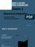 Lec 5 Numerical Integration