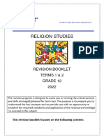 RS Grade 12 Revision Booklet Rem 1&2